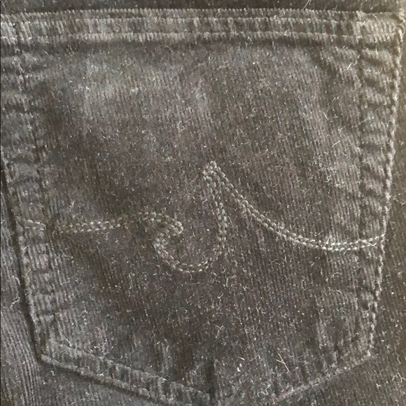 AG The Stilt Black Corduroy Jeans - Picture 3 of 4